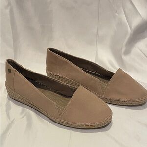 NEW Beige Espadrille Flats